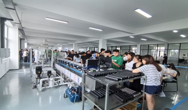 山东三宇智能装备有限公司全自动水表检定装置列为“省计量专业项目培训考核”实操设备